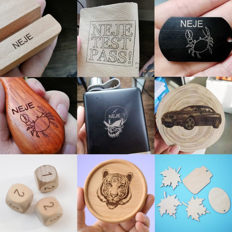 NEJE MASTER 3 Laser Engraver with N30610 Laser Module(EU Plug) - free shipping - PMC Jewellery - Order now!