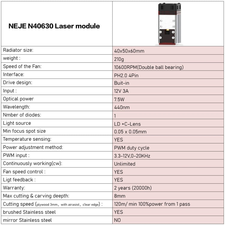 NEJE MASTER 3 Plus Laser Engraver with N40630 Laser Module(US Plug) - free shipping - PMC Jewellery - Order now!