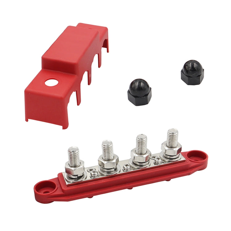 Black M10 Stud RV Ship High Current Power Distribution Terminal Block with Accessories - Fuse by PMC Jewellery | Online Shopping South Africa | PMC Jewellery | Buy Now Pay Later Mobicred