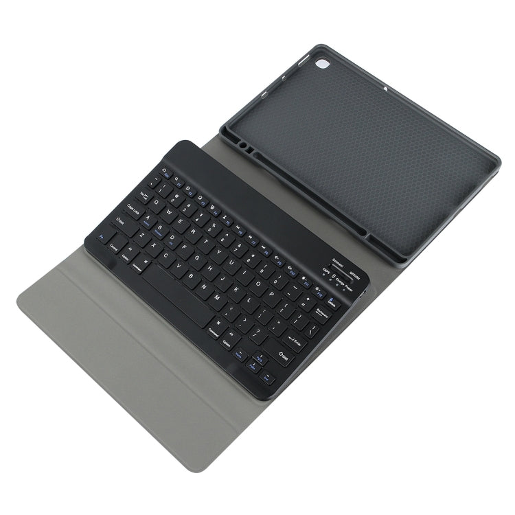 Square Cap Bluetooth Keyboard Leather Case with Pen Slot For Samsung Galaxy Tab S7(Black) - Samsung Keyboard by PMC TechLife | Online Shopping South Africa | PMC TechLife