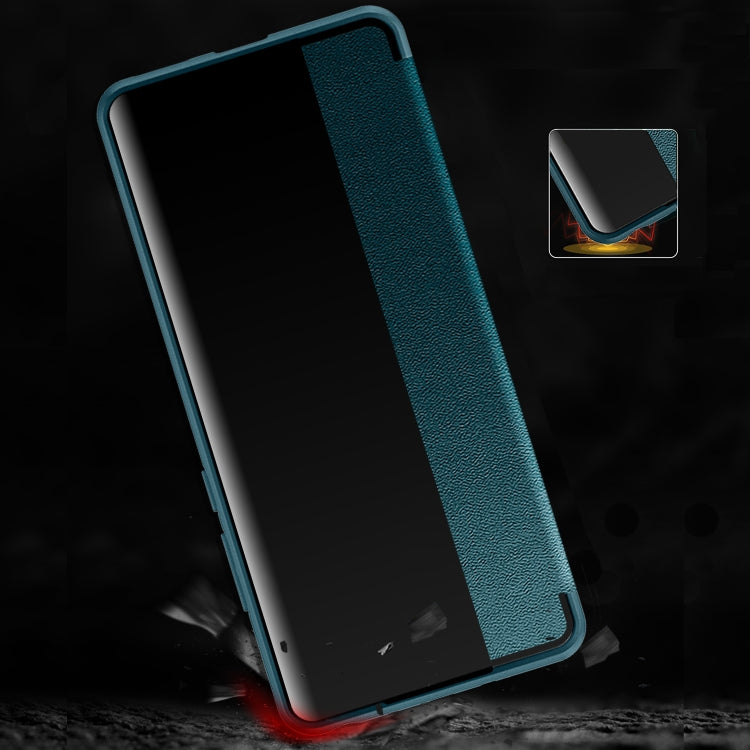 For Huawei Mate 50 Leather + TPU Frame Shockproof Phone Case(Orange) - free shipping - PMC TechLife - Order now!