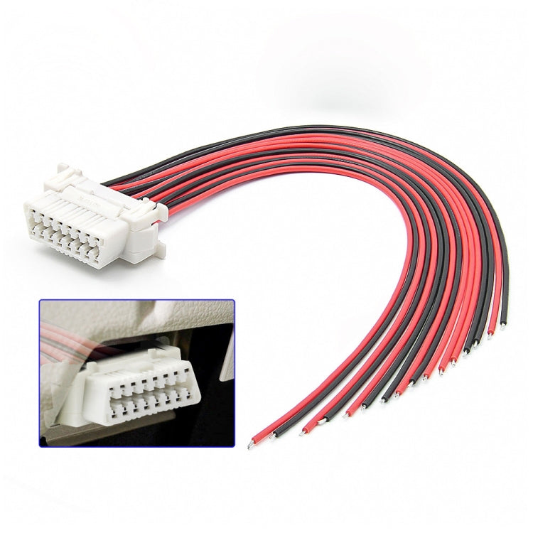 30cm 16Pin Fixed Terminal Extension Cable Female Plug for Honda - Cables & Connectors by PMC TechLife | Online Shopping South Africa | PMC TechLife | Buy Now Pay Later Mobicred