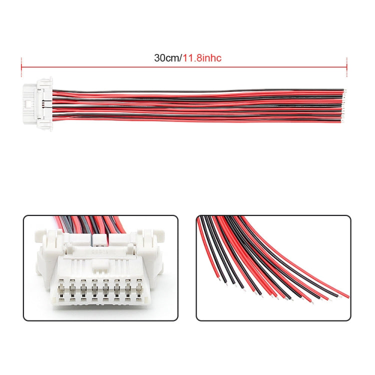 30cm 16Pin Fixed Terminal Extension Cable Female Plug for Honda - Cables & Connectors by PMC TechLife | Online Shopping South Africa | PMC TechLife | Buy Now Pay Later Mobicred