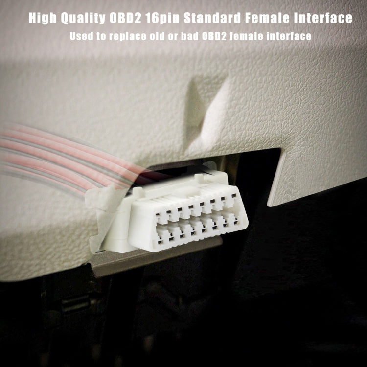 30cm 16Pin Fixed Terminal Extension Cable Female Plug for Honda - Cables & Connectors by PMC TechLife | Online Shopping South Africa | PMC TechLife | Buy Now Pay Later Mobicred