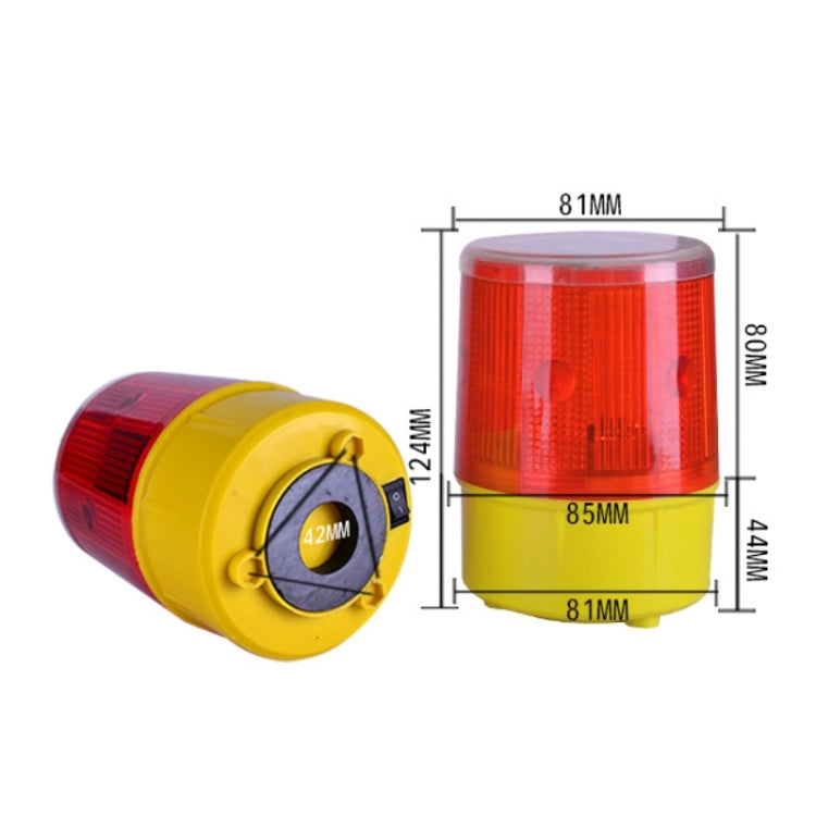 Night Solar Safety Warning Flash Light, Specification:04 Magnet(Yellow) - Warning Lights by PMC TechLife | Online Shopping South Africa | PMC TechLife | Buy Now Pay Later Mobicred