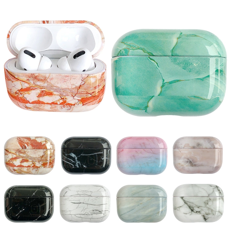 For AirPods Pro 2 Marble Pattern Wireless Earphone Protective Case(Brown) - For AirPods Pro 2 by PMC Jewellery | Online Shopping South Africa | PMC Jewellery | Buy Now Pay Later Mobicred