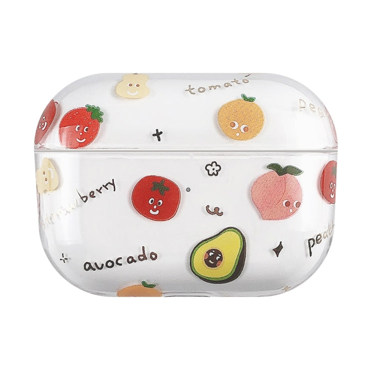 For AirPods Pro 2 Bronzing Fruit Pattern PC Earphone Hard Protective Case(Fruit Platter) - For AirPods Pro 2 by PMC Jewellery | Online Shopping South Africa | PMC Jewellery | Buy Now Pay Later Mobicred
