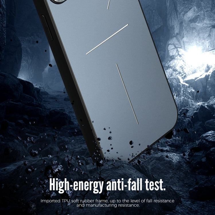 For iPhone 14 Plus R-JUST RJ52 3-Line Style Metal TPU Shockproof Phone Case(Black) - iPhone 14 Plus Cases by R-JUST | Online Shopping South Africa | PMC TechLife | Buy Now Pay Later Mobicred