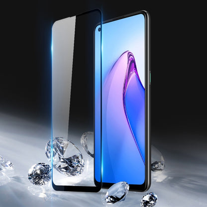 10 PCS For OPPO Reno8 DUX DUCIS 0.33mm 9H Medium Alumina Tempered Glass Film - OPPO Tempered Glass by DUX DUCIS | Online Shopping South Africa | PMC Jewellery | Buy Now Pay Later Mobicred