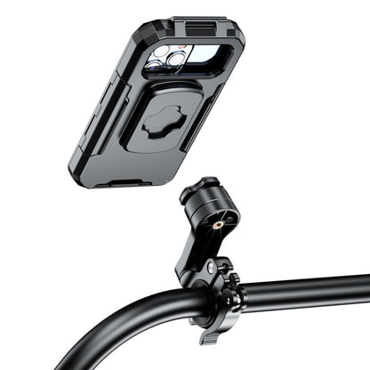 M18S-QD Motorcycle / Bicycle Waterproof Quick Release Mobile Phone Holder - Holder by PMC Jewellery | Online Shopping South Africa | PMC Jewellery | Buy Now Pay Later Mobicred