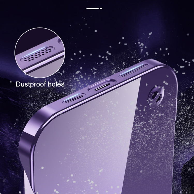 For iPhone 14 Electroplating Frameless Clear PC Phone Case(Transparent) - iPhone 14 Cases by PMC TechLife | Online Shopping South Africa | PMC TechLife
