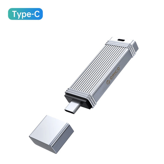 ORICO 128GB Type-C USB3.2 Gen1 USB Flash Drive, Read 260MB/s, Write 50MB/s (Silver) - USB Flash Drives by ORICO | Online Shopping South Africa | PMC Jewellery | Buy Now Pay Later Mobicred