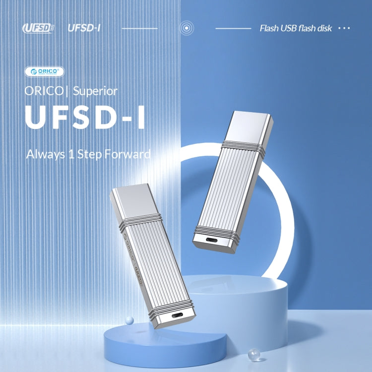 ORICO UFS Flash Drive, Read: 411MB/s, Write: 353MB/s, Memory:512GB, Port:USB-A(Silver) - USB Flash Drives by ORICO | Online Shopping South Africa | PMC Jewellery | Buy Now Pay Later Mobicred