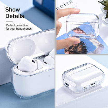 For AirPods Pro 2 Earphone Transparent PC Protective Case - For AirPods Pro 2 by PMC Jewellery | Online Shopping South Africa | PMC Jewellery