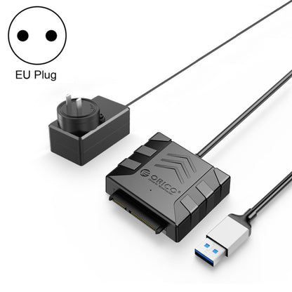 ORICO UTS1 USB 3.0 2.5-inch SATA HDD Adapter with 12V 2A Power Adapter, Cable Length:0.5m(EU Plug) - USB to IDE / SATA by ORICO | Online Shopping South Africa | PMC Jewellery | Buy Now Pay Later Mobicred