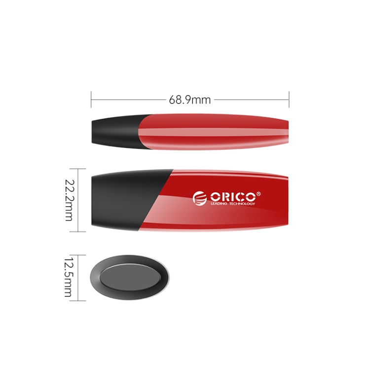 ORCIO USB3.0 U Disk Drive, Read: 100MB/s, Write: 15MB/s, Memory:64GB, Port:USB-A(Red) - free shipping - PMC Jewellery - Order now!