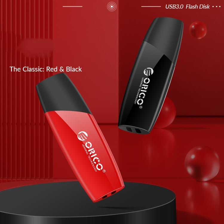 ORCIO USB3.0 U Disk Drive, Read: 100MB/s, Write: 15MB/s, Memory:64GB, Port:USB-A(Red) - USB Flash Drives by ORICO | Online Shopping South Africa | PMC Jewellery | Buy Now Pay Later Mobicred