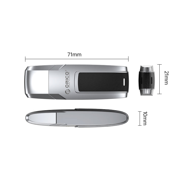 ORICO USB Solid State Flash Drive, Read: 520MB/s, Write: 450MB/s, Memory:128GB, Port:USB-A(Silver) - free shipping - PMC Jewellery - Order now!