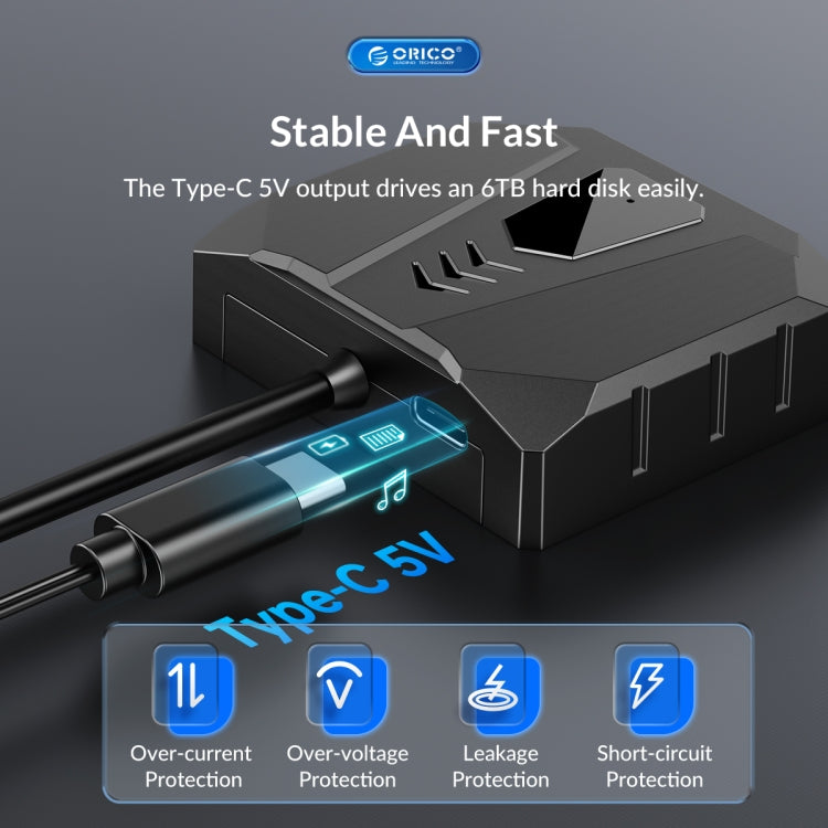 ORICO UTS2 USB 2.0 2.5-inch SATA HDD Adapter, Cable Length:0.5m - USB to IDE / SATA by ORICO | Online Shopping South Africa | PMC Jewellery | Buy Now Pay Later Mobicred