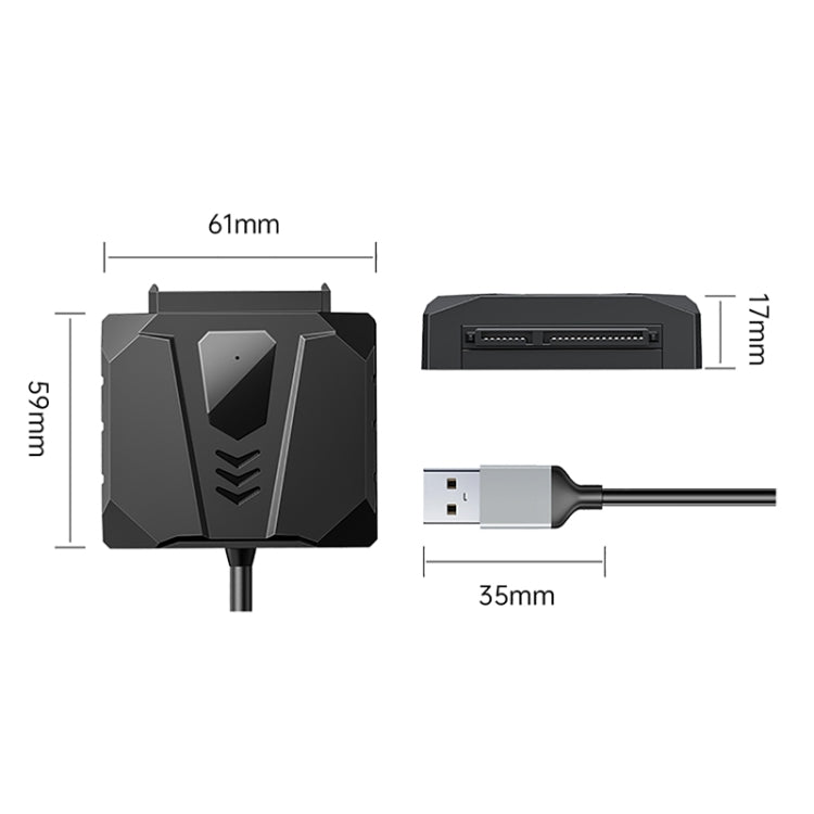 ORICO UTS2 USB 2.0 2.5-inch SATA HDD Adapter, Cable Length:0.5m - USB to IDE / SATA by ORICO | Online Shopping South Africa | PMC Jewellery | Buy Now Pay Later Mobicred