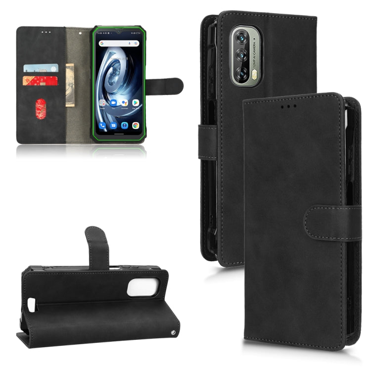 For Blackview BV7100 Skin Feel Magnetic Flip Leather Phone Case(Black) - More Brand by PMC TechLife | Online Shopping South Africa | PMC TechLife