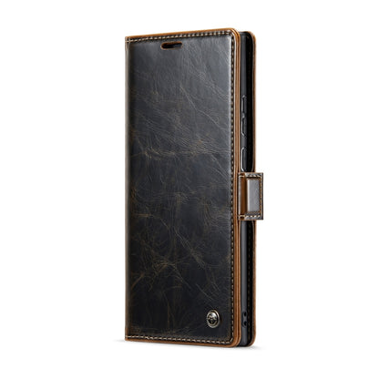 For Samsung Galaxy Note20 Ultra CaseMe 003 Crazy Horse Texture Leather Phone Case(Coffee) - Galaxy Phone Cases by CaseMe | Online Shopping South Africa | PMC Jewellery | Buy Now Pay Later Mobicred