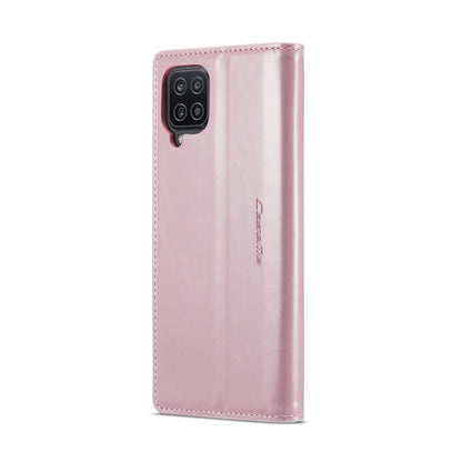 For Samsung Galaxy A12 CaseMe 003 Crazy Horse Texture Leather Phone Case(Rose Gold) - Galaxy Phone Cases by CaseMe | Online Shopping South Africa | PMC Jewellery | Buy Now Pay Later Mobicred