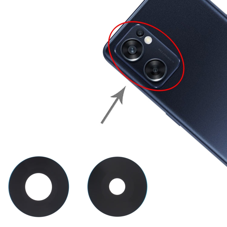 For OPPO Reno7 SE 5G/Finxd X5 Lite 10 PCS Back Camera Lens - Camera Series by PMC TechLife | Online Shopping South Africa | PMC TechLife
