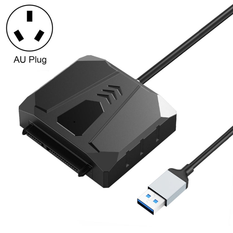 ORICO UTS2 USB 3.0 2.5-inch SATA HDD Adapter with 12V 2A Power Adapter, Cable Length:0.5m(AU Plug) - USB to IDE / SATA by ORICO | Online Shopping South Africa | PMC Jewellery | Buy Now Pay Later Mobicred