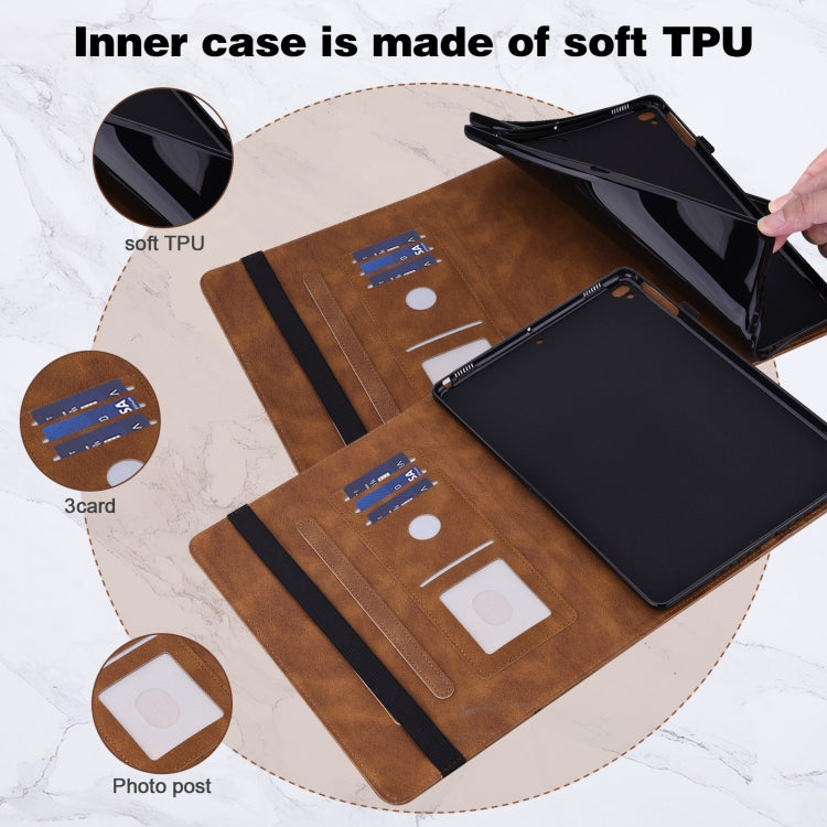 For Nokia T20 10.4 2021 Embossed Butterfly Pattern Leather Tablet Case(Brown) - Nokia by PMC TechLife | Online Shopping South Africa | PMC TechLife | Buy Now Pay Later Mobicred