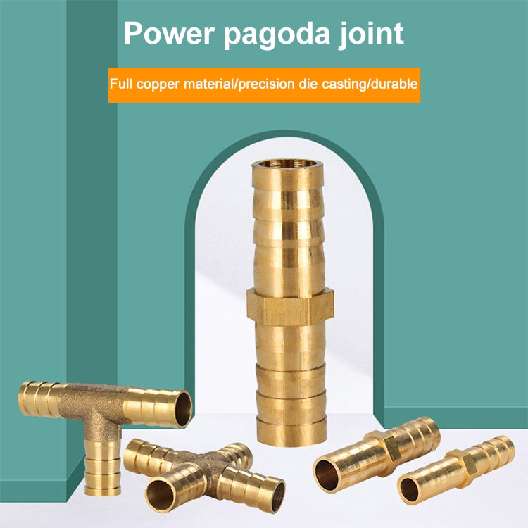 LAIZE 2pcs Pagoda T-type Three Way Pneumatic Components, Caliber:10mm - Interface Series by LAIZE | Online Shopping South Africa | PMC TechLife | Buy Now Pay Later Mobicred