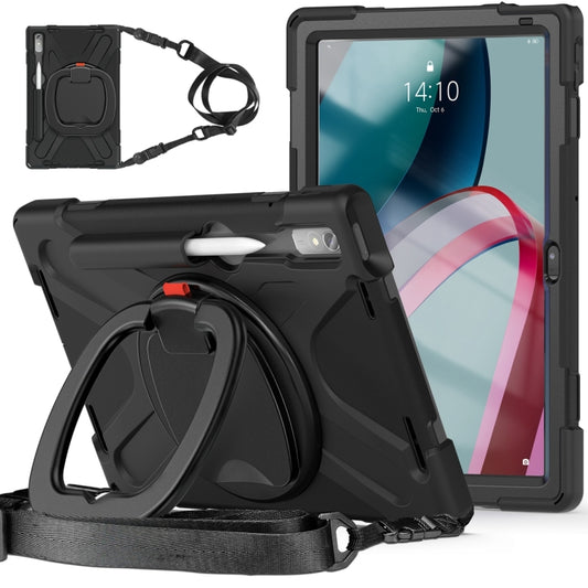 For Lenovo Pad Pro 2022 11.2 inch Silicone + PC Protective Tablet Case(Black) - Lenovo by PMC Jewellery | Online Shopping South Africa | PMC Jewellery | Buy Now Pay Later Mobicred