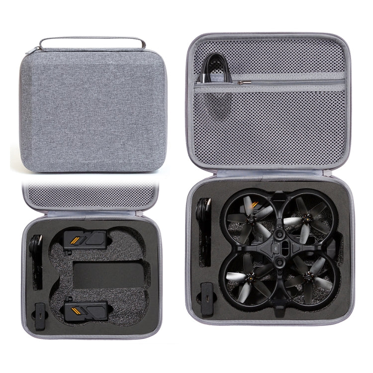 For DJI Avata Drone Body Square Shockproof Hard Case Carrying Storage Bag, Size: 27 x 23 x 10cm(Grey + Black Liner) -  by PMC Jewellery | Online Shopping South Africa | PMC Jewellery | Buy Now Pay Later Mobicred