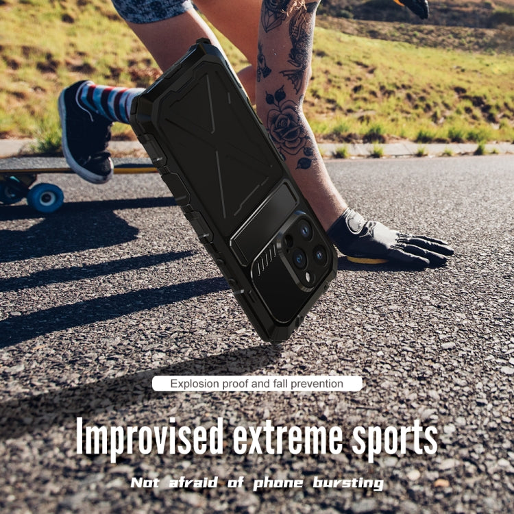 For iPhone 14 Plus R-JUST Life Waterproof Dustproof Shockproof Phone Case(Black) - iPhone 14 Plus Cases by R-JUST | Online Shopping South Africa | PMC TechLife | Buy Now Pay Later Mobicred
