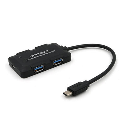 Onten OTN-9102 4-port USB3.0 Portable HUB Docking Station(Black) - USB HUB by Onten | Online Shopping South Africa | PMC Jewellery | Buy Now Pay Later Mobicred