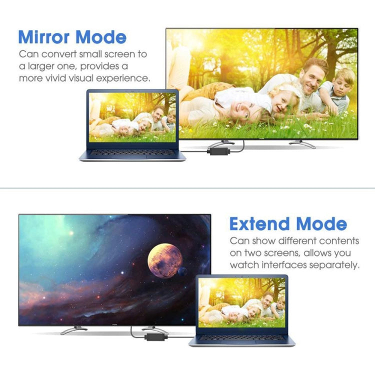 USB 3.0 to HDMI Converter Small Shell(Black) - Converter by PMC TechLife | Online Shopping South Africa | PMC TechLife | Buy Now Pay Later Mobicred