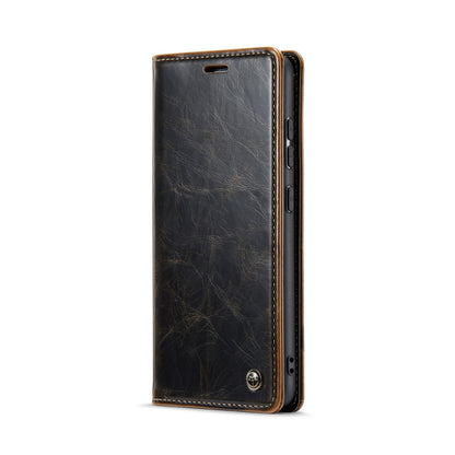 For Samsung Galaxy A33 5G CaseMe 003 Crazy Horse Texture Leather Phone Case(Coffee) - Galaxy Phone Cases by CaseMe | Online Shopping South Africa | PMC Jewellery | Buy Now Pay Later Mobicred