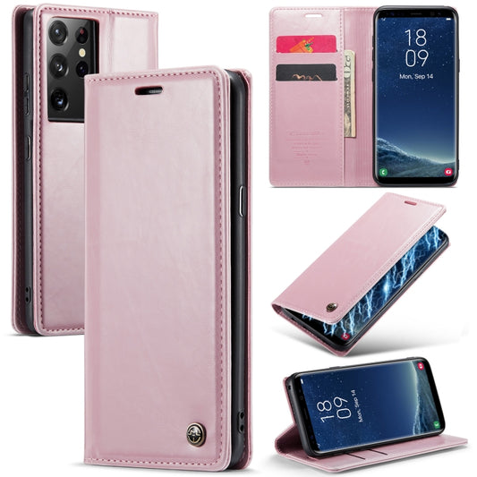 For Samsung Galaxy S8 CaseMe 003 Crazy Horse Texture Leather Phone Case(Rose Gold) - Galaxy Phone Cases by CaseMe | Online Shopping South Africa | PMC Jewellery | Buy Now Pay Later Mobicred