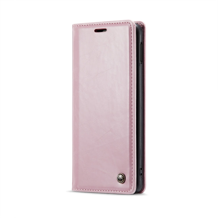 For Samsung Galaxy S10e CaseMe 003 Crazy Horse Texture Leather Phone Case(Rose Gold) - Galaxy Phone Cases by CaseMe | Online Shopping South Africa | PMC Jewellery | Buy Now Pay Later Mobicred