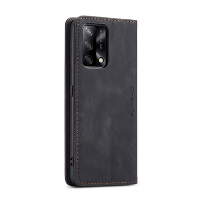 CaseMe 013 Multifunctional Horizontal Flip Leather Phone Case For OPPO F19/F19S/A74 4G/A95 4G/Reno6 Lite 4G Global(Black) - OPPO Cases by CaseMe | Online Shopping South Africa | PMC Jewellery | Buy Now Pay Later Mobicred