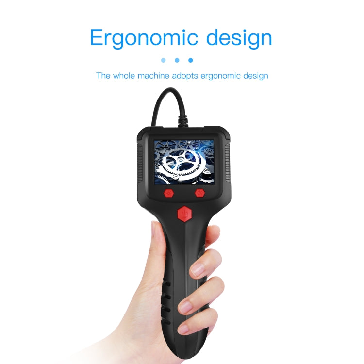 P100 8mm 2.4 inch HD Handheld Endoscope Hardlinewith with LCD Screen, Length:2m - free shipping - PMC TechLife - Order now!