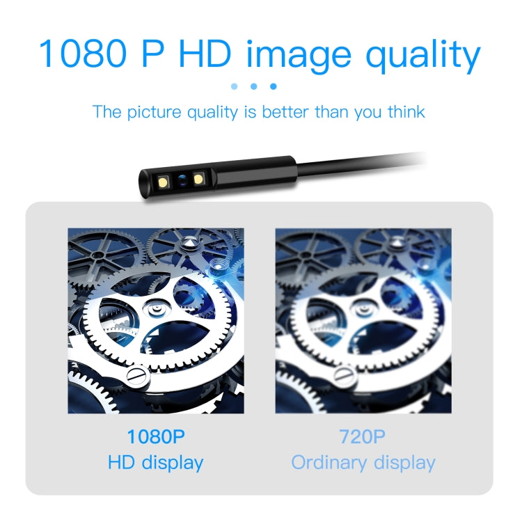 P100 8mm Side 2.4 inch HD Handheld Endoscope Hardline with LCD Screen, Length:50m -  by PMC TechLife | Online Shopping South Africa | PMC TechLife | Buy Now Pay Later Mobicred