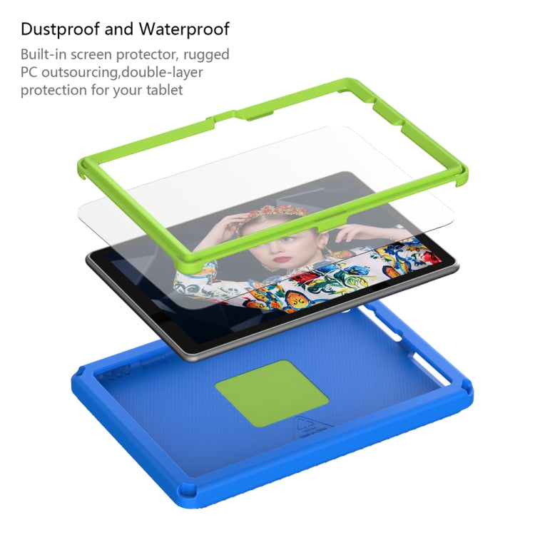 For Amazon Kindle Fire HD10 2021 EVA + PC Shockproof Tablet Case with Waterproof Frame(Blue) - Amazon by PMC TechLife | Online Shopping South Africa | PMC TechLife | Buy Now Pay Later Mobicred
