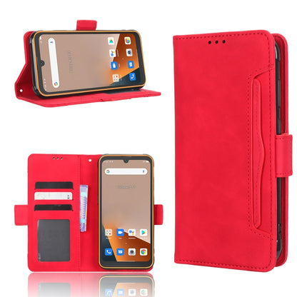 For Blackview BV5200 Skin Feel Calf Texture Card Slots Leather Phone Case(Red) - More Brand by PMC Jewellery | Online Shopping South Africa | PMC Jewellery | Buy Now Pay Later Mobicred
