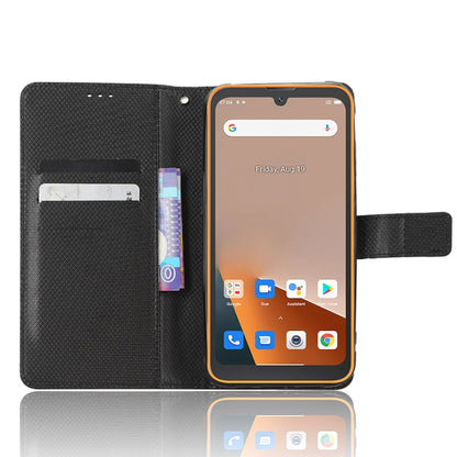 For Blackview BV5200 Diamond Texture Leather Phone Case(Black) - More Brand by PMC Jewellery | Online Shopping South Africa | PMC Jewellery | Buy Now Pay Later Mobicred