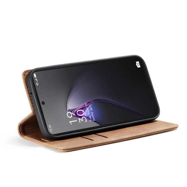 For OPPO Reno8 Pro 5G Global CaseMe 013 Multifunctional Horizontal Flip Leather Phone Case(Brown) - OPPO Cases by CaseMe | Online Shopping South Africa | PMC Jewellery | Buy Now Pay Later Mobicred