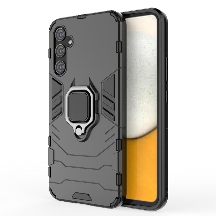 For Samsung Galaxy A34 5G Shockproof PC + TPU Phone Case with Magnetic Ring Holder(Black) - Galaxy Phone Cases by PMC TechLife | Online Shopping South Africa | PMC TechLife