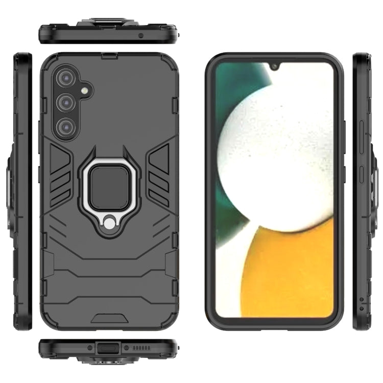 For Samsung Galaxy A34 5G Shockproof PC + TPU Phone Case with Magnetic Ring Holder(Black) - Galaxy Phone Cases by PMC TechLife | Online Shopping South Africa | PMC TechLife