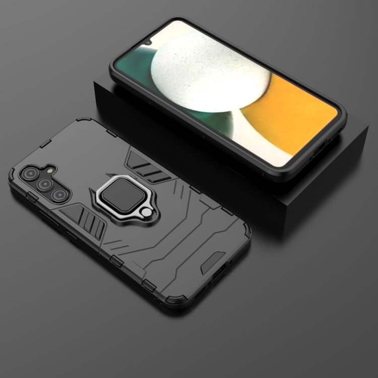 For Samsung Galaxy A34 5G Shockproof PC + TPU Phone Case with Magnetic Ring Holder(Black) - Galaxy Phone Cases by PMC TechLife | Online Shopping South Africa | PMC TechLife