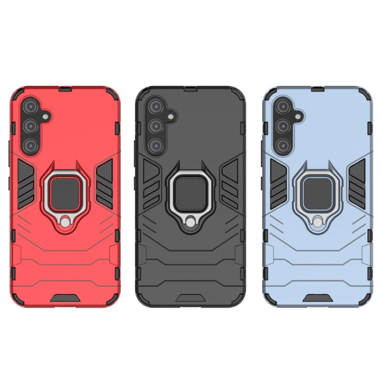 For Samsung Galaxy A34 5G Shockproof PC + TPU Phone Case with Magnetic Ring Holder(Black) - Galaxy Phone Cases by PMC TechLife | Online Shopping South Africa | PMC TechLife